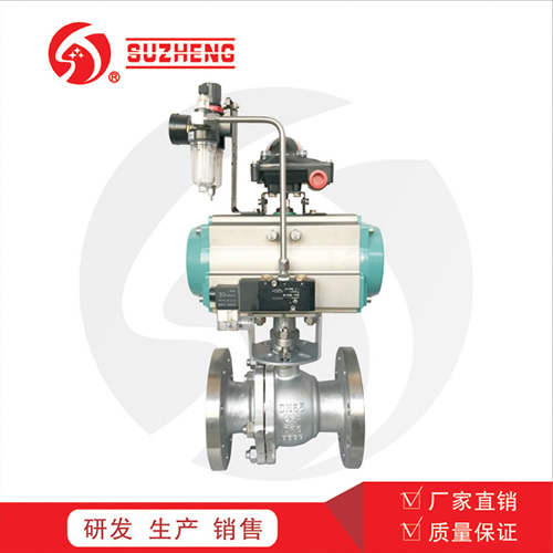 氣動法蘭切斷閥